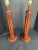 Pair MCM Coastal Boho Bamboo Table Lamps McGuire Style in very good estate condition. There is a tag from Bowles Nelson...
