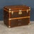 A beautiful and increasingly rare louis vuitton shoe trunk, featuring a vibrant monogram canvas, lozine leather trim and...