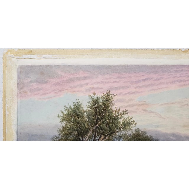 Early 20th Century Late 19th-Early 20th C. J. Macpherson "Horse Ferry" Watercolor Painting For Sale - Image 5 of 12