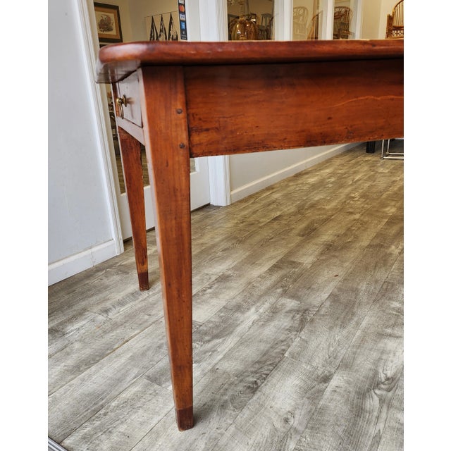 Mid 19th Century Antique French Country Farmhouse Baker's Table For Sale - Image 12 of 12