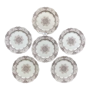 Early 19th Century Wedgwood Queen Charlotte Dinnerware - Set of 6