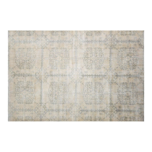 1960s Turkish Oushak Rug For Sale