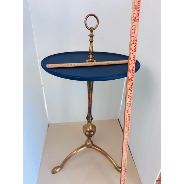 1910s 1910s Blue Martini Side Table For Sale - Image 5 of 6
