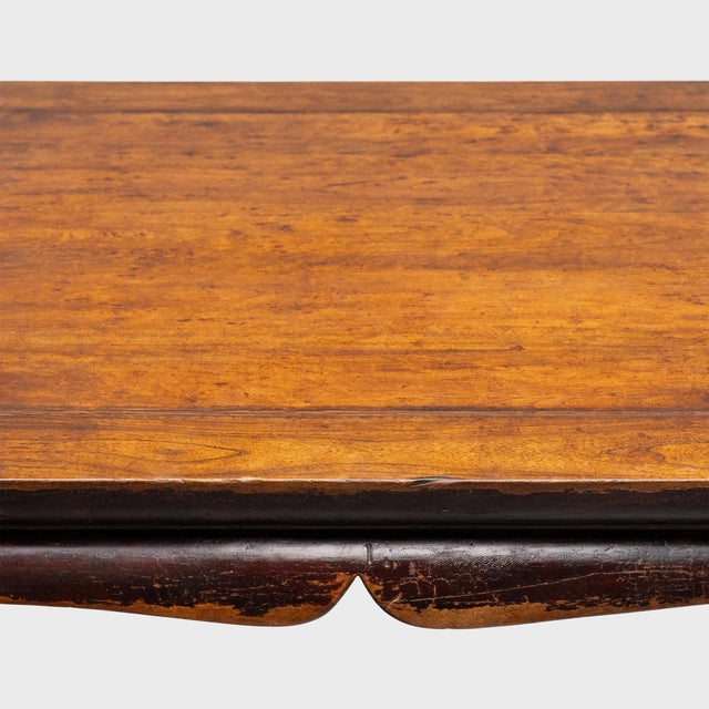 Early 21st Century Chinese Grand Cabriole Leg Dining Table For Sale - Image 5 of 7