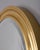Metal Vintage Italian Round Wall Mirror in Brass, 1970s For Sale - Image 7 of 9