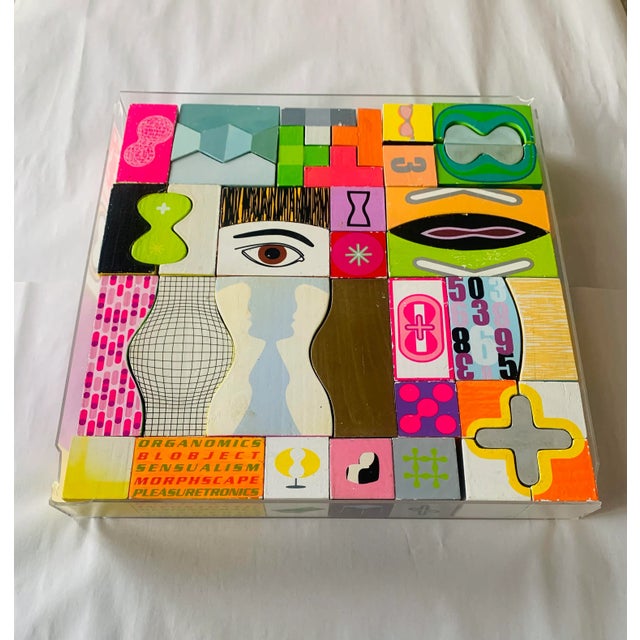 In 2002, Karim Rashid put his whimsical Y2K spin on the world of toys by designing a building blocks set for Bozart Toys...