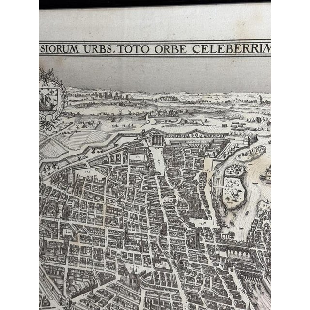 Framed Map of Paris For Sale - Image 10 of 18