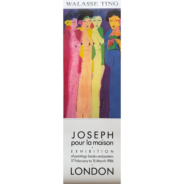 Joseph Pour La Maison, London Exhibition Poster from Walasse Ting, 1986 For Sale - Image 12 of 12