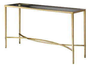 Brass Mid Century Console Table