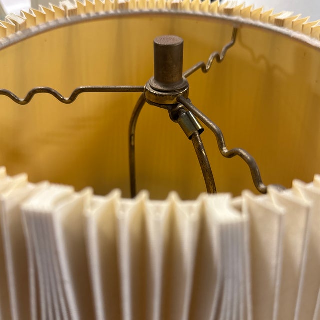 Floral Stoneware Jug Table Lamp For Sale - Image 10 of 12