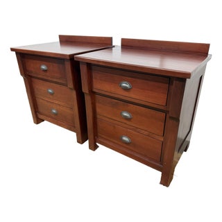 Stuart Davis Nauvoo Bedroom Collection Nightstands, Pair For Sale