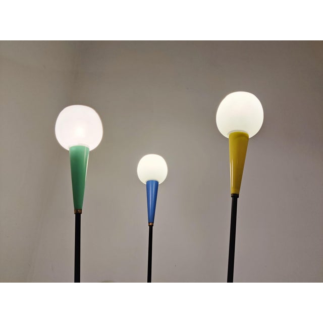 Metal Mid-Century Floor Lamp, 1960s For Sale - Image 7 of 12