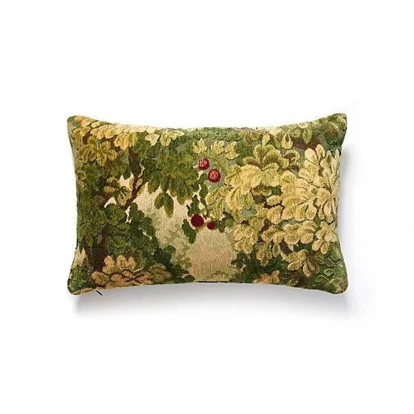 Traditional The House of Scalamandré Marly Lumbar Pillow, Forest Greens For Sale - Image 3 of 3