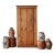 Antique English Pine Single Door Cupboard | C. 1850–1880 For Sale