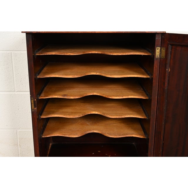 Antique Arts & Crafts Mahogany Music Cabinet, Circa 1900 For Sale In South Bend - Image 6 of 15