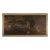 Japanese Painted Screen, Landscape W/ Rikshaw & Figures For Sale