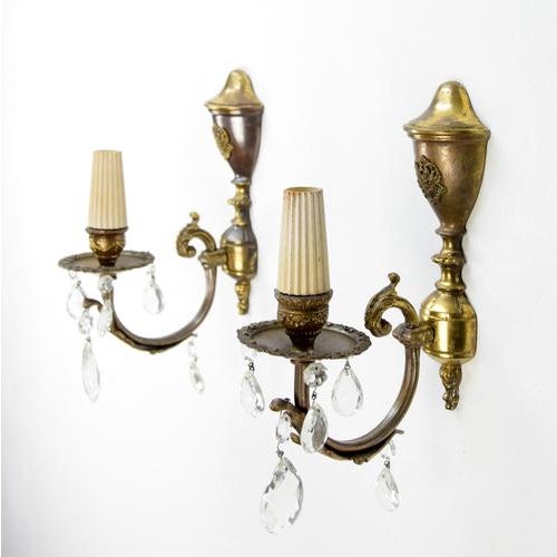 Metal Vintage Wall Lamps, Set of 2 For Sale - Image 7 of 9
