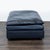 Leather Ottoman With Pillow Top For Sale - Image 4 of 6