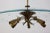 Brass and Glass Chandelier attributed to Pietro Chiesa, 1940s For Sale - Image 9 of 10
