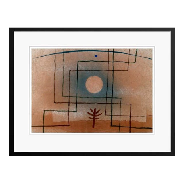 Paul Klee 'Plant According to Rules' Archival Pigment Print Framed in Black Reproduction For Sale