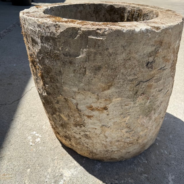 Contemporary Antique Limestone Trough For Sale - Image 3 of 9