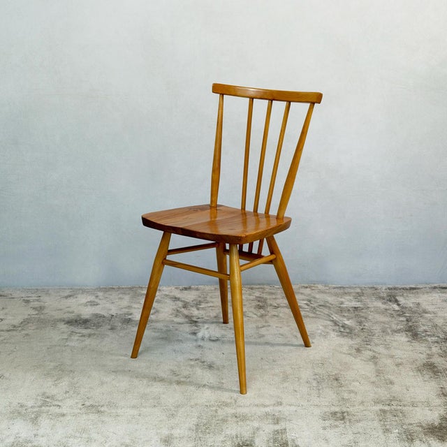 1980s Elm and Beech 391 Dining Chairs by Lucian Ercolani for Ercol, 1980s, Set of 4 For Sale - Image 5 of 16