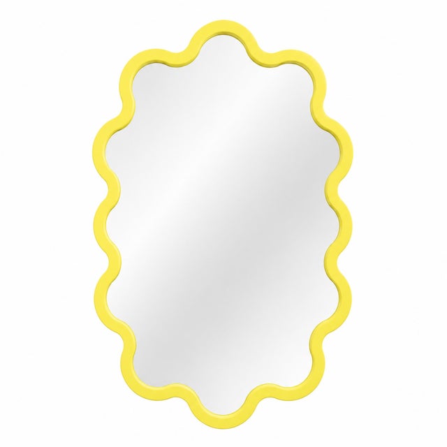 Sky Blue Modern Light Blue Oval Wall Mirror for Modern Bathroom – Hvyli Oval 60 For Sale - Image 8 of 14