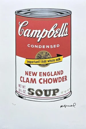 After Andy Warhol, Campbell's Soup New England, 1980s, Lithograph