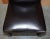 Buttoned Occasional Desk Chair in Brown Leather from George Smith For Sale - Image 5 of 15