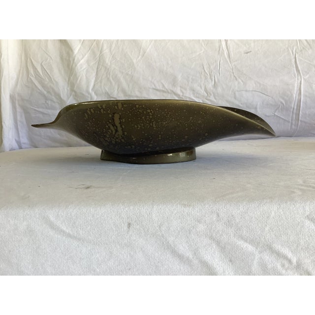 Hollywood Regency Mid-Century Decorative Splatter-Painted Bowl For Sale - Image 3 of 5