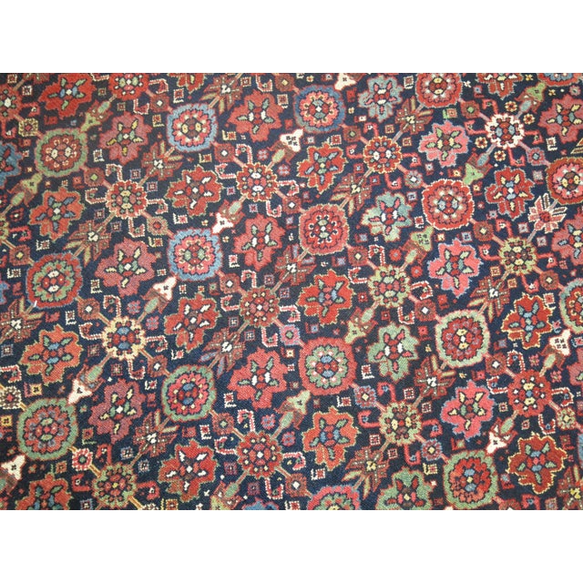 Early 20th Century Persian Malayer Room Size Mini Khani Rug - 8'9" x 11'1" For Sale In New York - Image 6 of 8