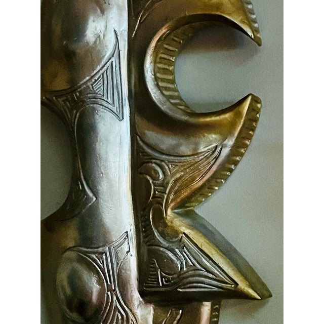 Set of 4, Abstract, Tribal Wall Sculpture Set For Sale In Baltimore - Image 6 of 10