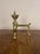 ntique Victorian Brass Fire Dogs, 1880, Set of 2 For Sale - Image 4 of 6