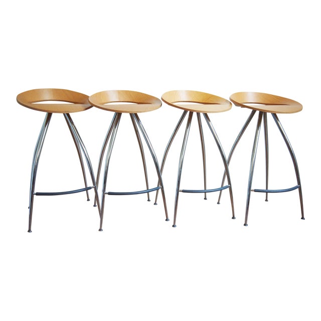 Herman Miller Magis Lyra Stools Set of 4 Chairish