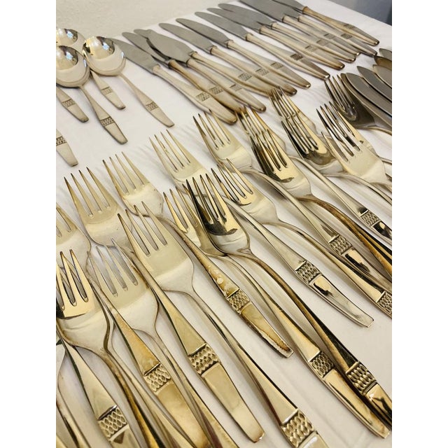 Large Silver Savoy Cutlery Set from Robbe & Berking, 1970s, Set of 97 For Sale - Image 4 of 14