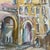 1970’s original abstract watercolor painting of Dante square in Verona, Italy. Signed. Measures 16x11.5. Check out my shop...