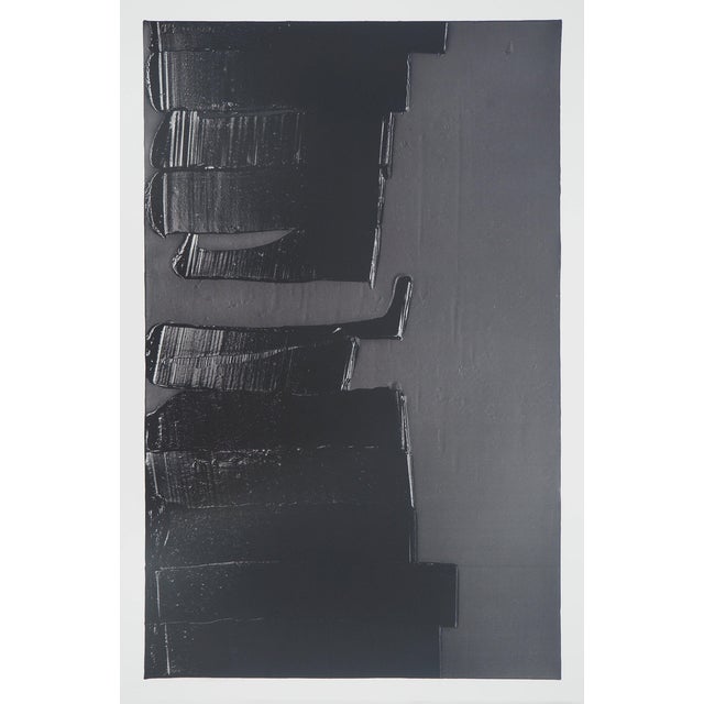 Peinture 4 Juillet 2021 Poster after Pierre Soulages For Sale