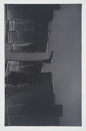 Peinture 4 Juillet 2021 Poster after Pierre Soulages