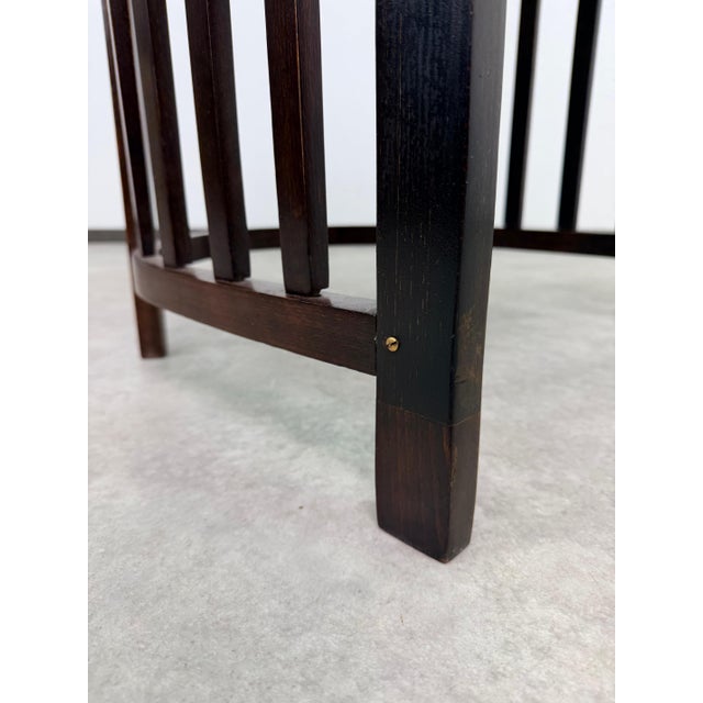 Wood Secession No. 423 Fledermaus Armchair attributed to Josef Hoffmann, 1890s For Sale - Image 7 of 16