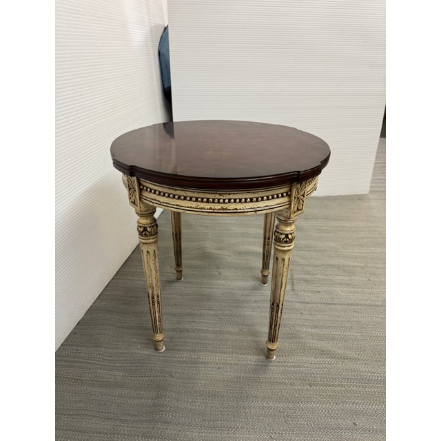 Wood Karges Furniture Company French Regency Side Table, 22.5 Inches For Sale - Image 7 of 12