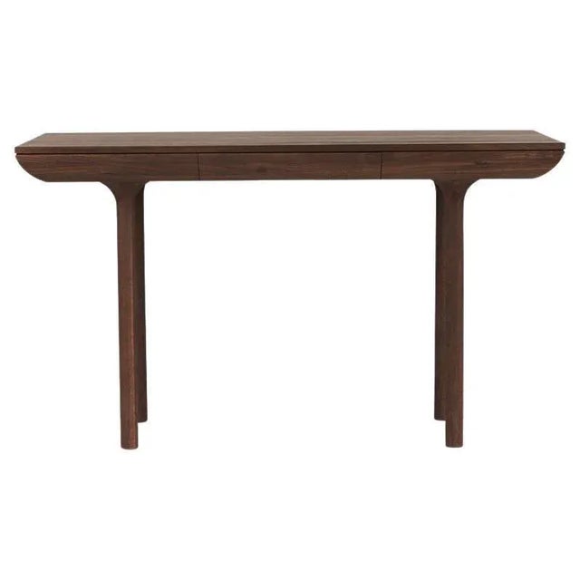 Gold Rúna Oiled Walnut Desk by Warm Nordic For Sale - Image 8 of 8