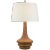 Wallis Large Table Lamp in Yellow Oxide with Linen Shade Designer: Chapman & Myers Height: 32.5" Shade Detail: 16" x 19 "...