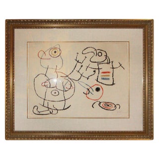 Joan Miro, "Ubu Aux Baleares Ii” Signed and Numbered 66/120 For Sale