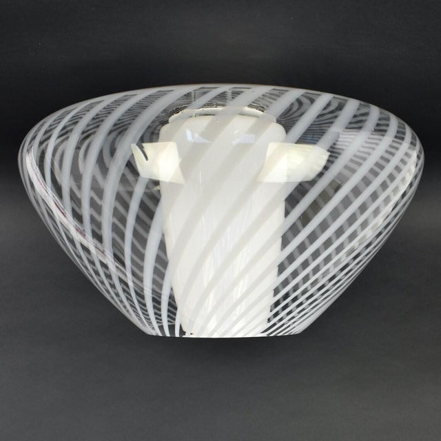 Stunning large ceiling light from the 1950s. Designed by Aloys Gangkofner, made by Peill und Putzler. This light consists...