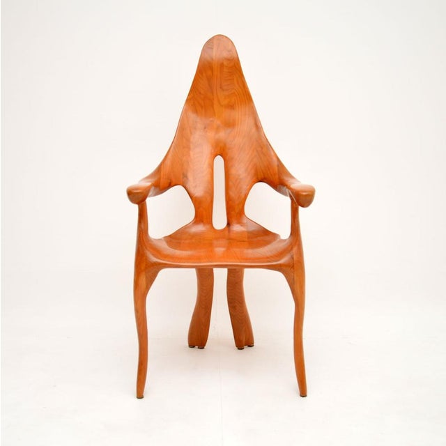 Italian Studio Craft Sculptural Armchair, 1970s For Sale - Image 15 of 15