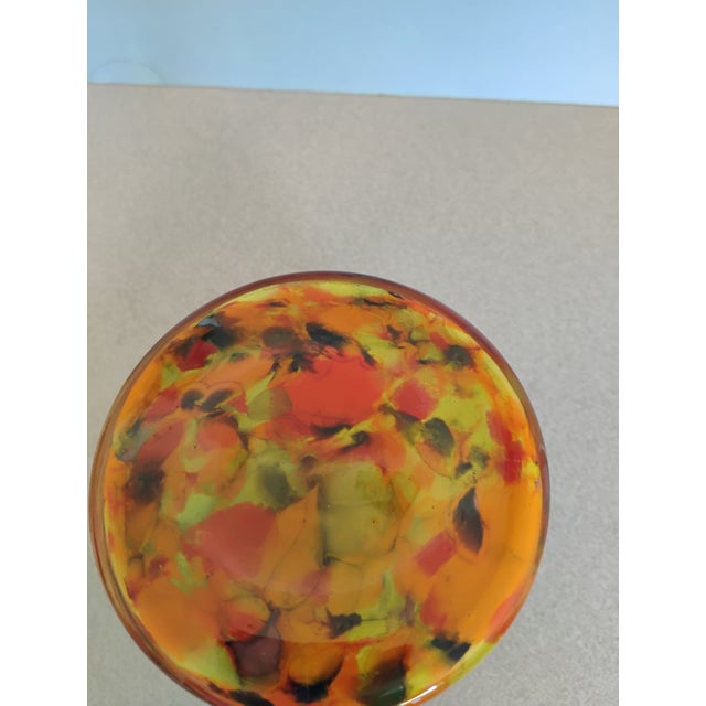 1970s Franz Welz Czech Art Glass Lidded Candy Dish For Sale In Tampa - Image 6 of 6