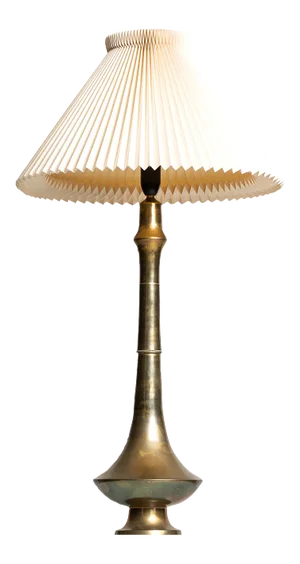 Mid-Century Danish Brass Table Lamps, 1950s, Set of 2