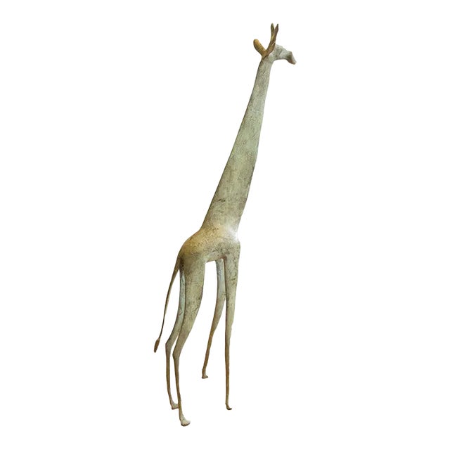 Large Vintage African Giraffe For Sale