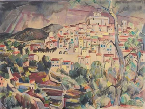 'After the Storm' by Herbert Lewis, 1928, Carmel, California, Paris, Academie Julian, Art Institute of Chicago