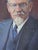 Mikhail Kalinin Portrait Painting, Socialist Realism Art, 1970s For Sale - Image 4 of 6